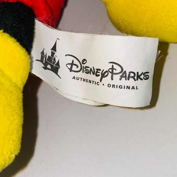 Disney Parks Authentic Merchandise Mickey Mouse Character Plush Stuffed Animal - Picture 7 of 7